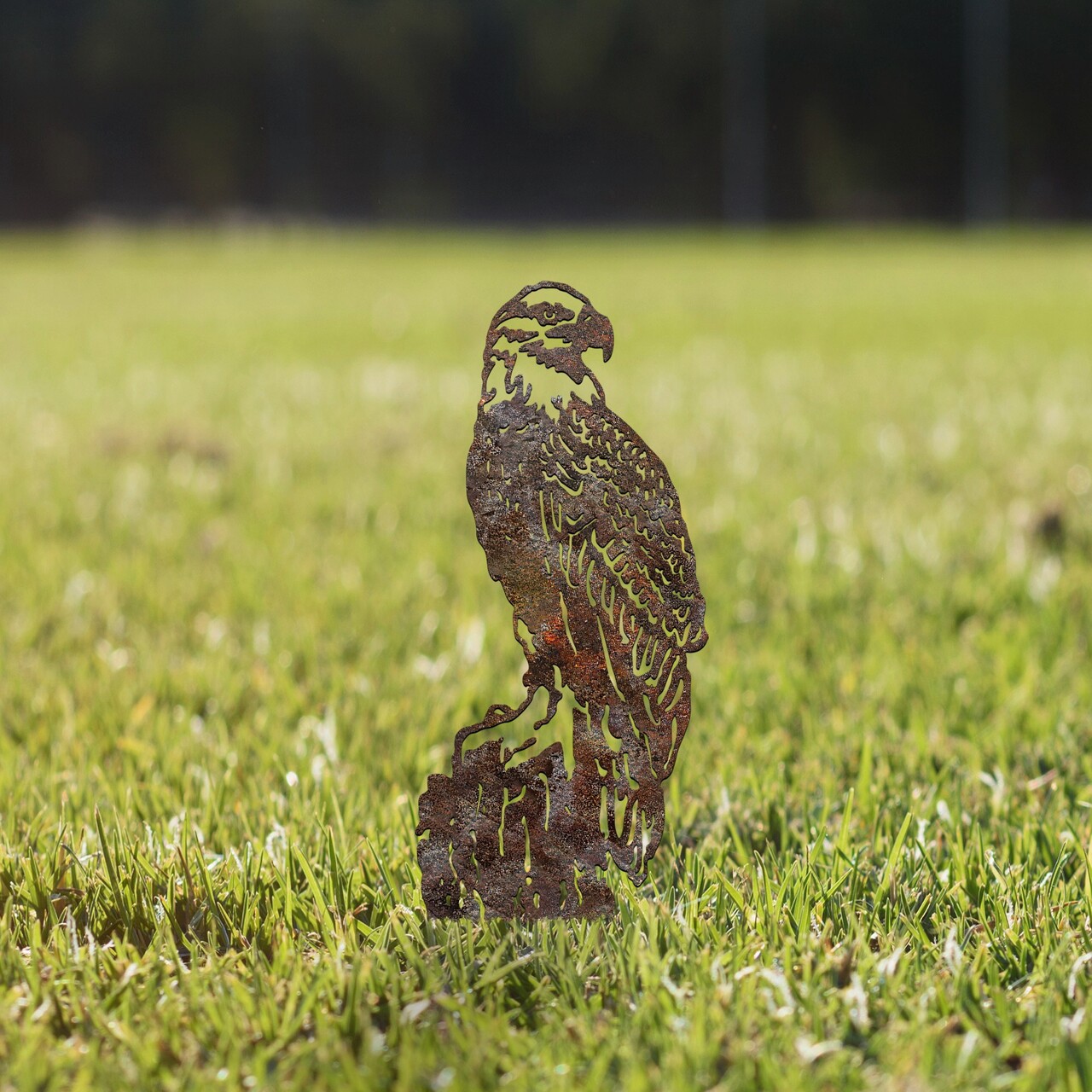 Obiect decorativ de grădină, Spy 02, 40x36 cm, Maro antichizat - imagine 7